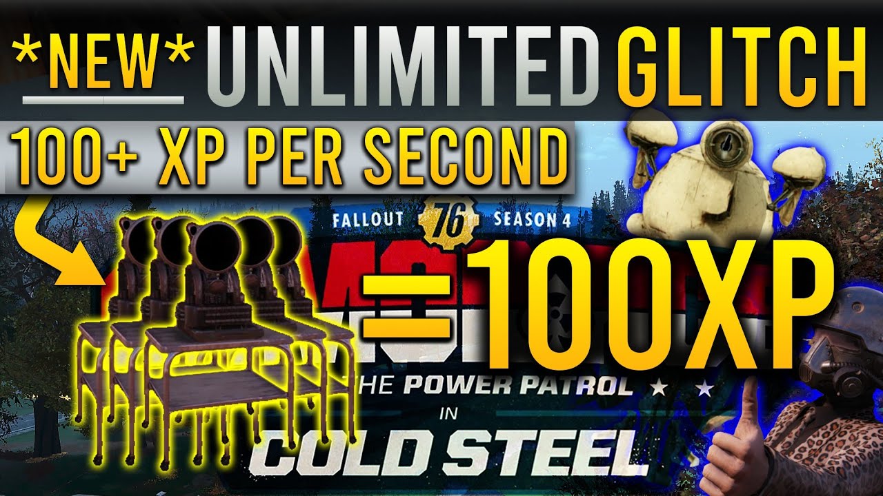 Fallout 76 Unlimited XP Glitch! Unlimited Junk, *NEW* Unlimited XP Method! 100XP Per Sec! EASY