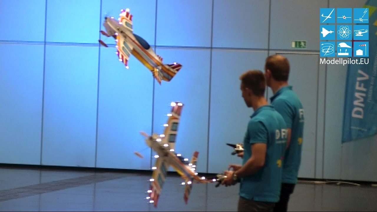 modell-hobby-spiel LEIPZIGER MESSE INDOOR FLIGHT SHOW EXHIBITION for MODEL BUILDING, MODEL RAILWAYS