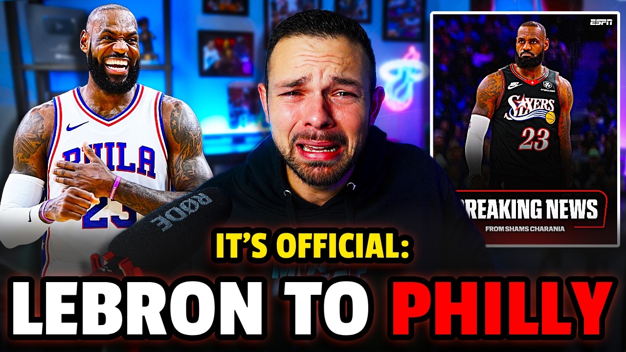Леброн Джеймс выбирает 76ers... | Реакция фаната Miami Heat