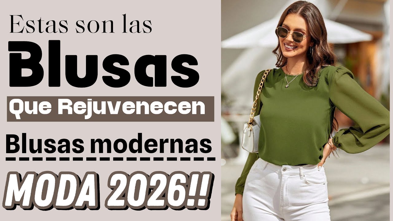 !!MODA 2025 BLUSAS BONITAS MODERNAS NUEVOS Estilos de MODA MUJER 2025/26