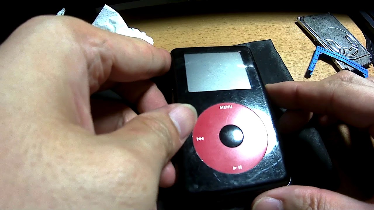 Ipod Classic 4Th U2 Special Edition Converted to Compact Flash