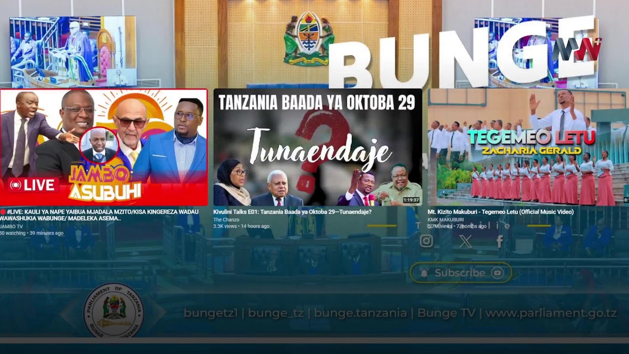 #LIVE: WABUNGE WANATEMA CHECHE MUDA HUU