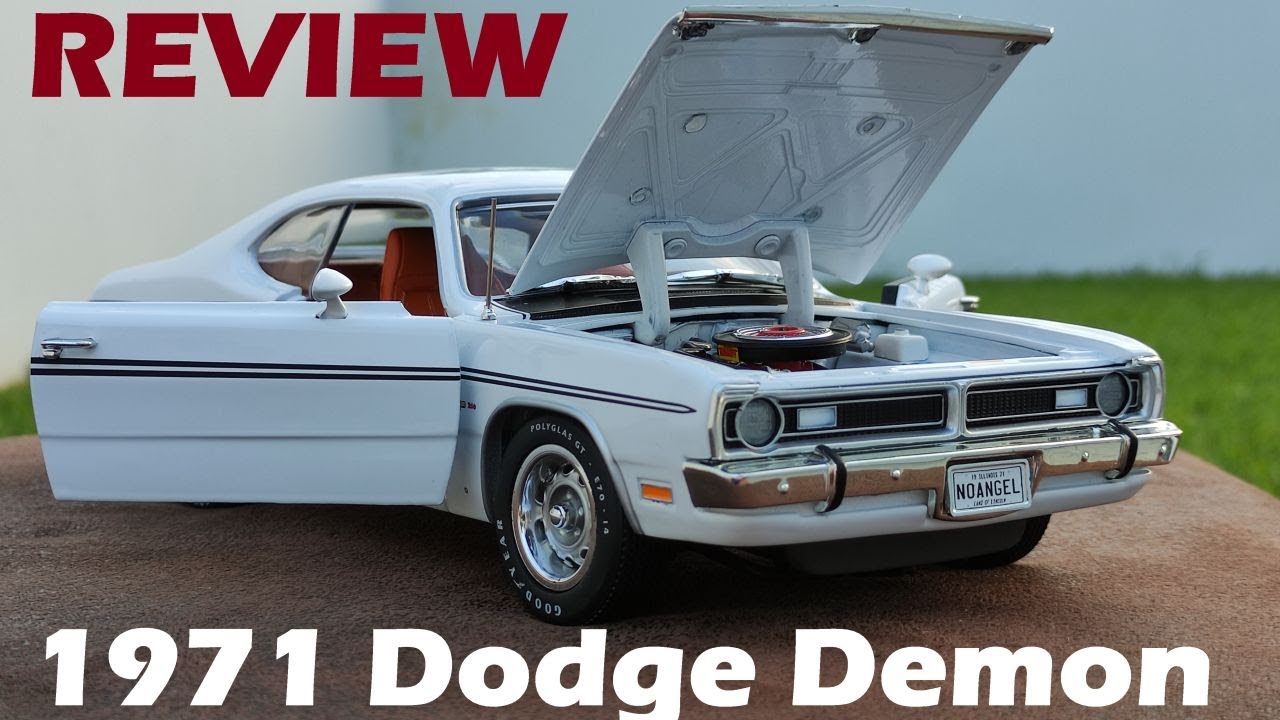 1971 Dodge Demon diecast review (1/18 scale) by Auto World