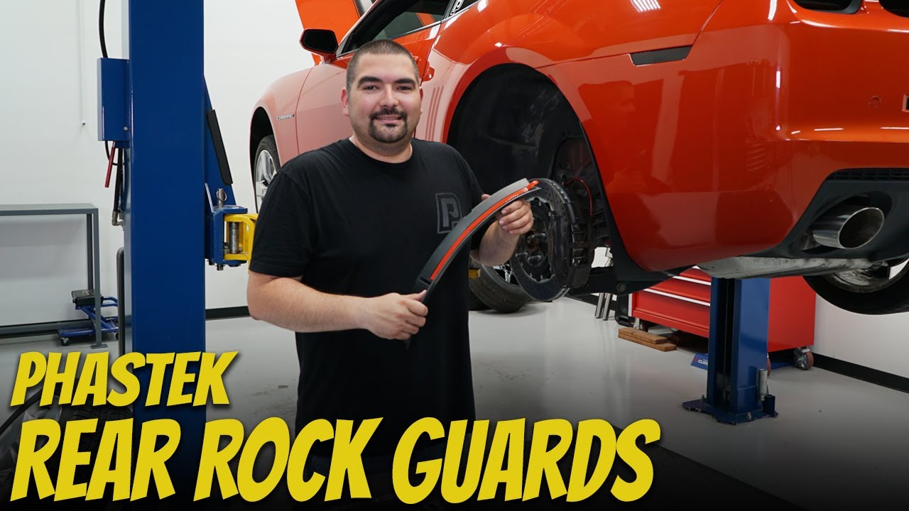 2010-2013 Camaro Rear Rock Guards - Phastek Install