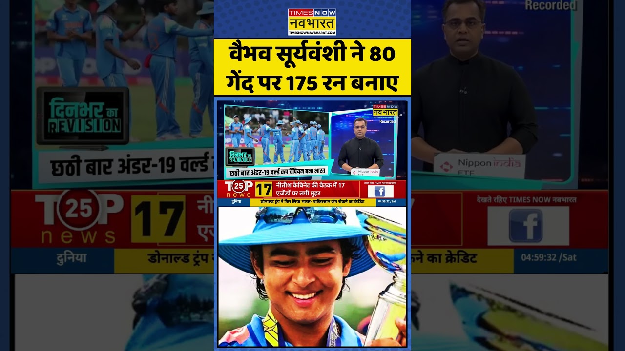 Vaibhav Sooryavanshi Score 175 Runs |NKP| Sushant Sinha:14-Year-Old Vaibhav ने 80 Balls में जड़ा शतक