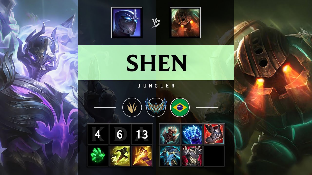 Shen Jungle vs Nautilus - BR Challenger Patch 25.16
