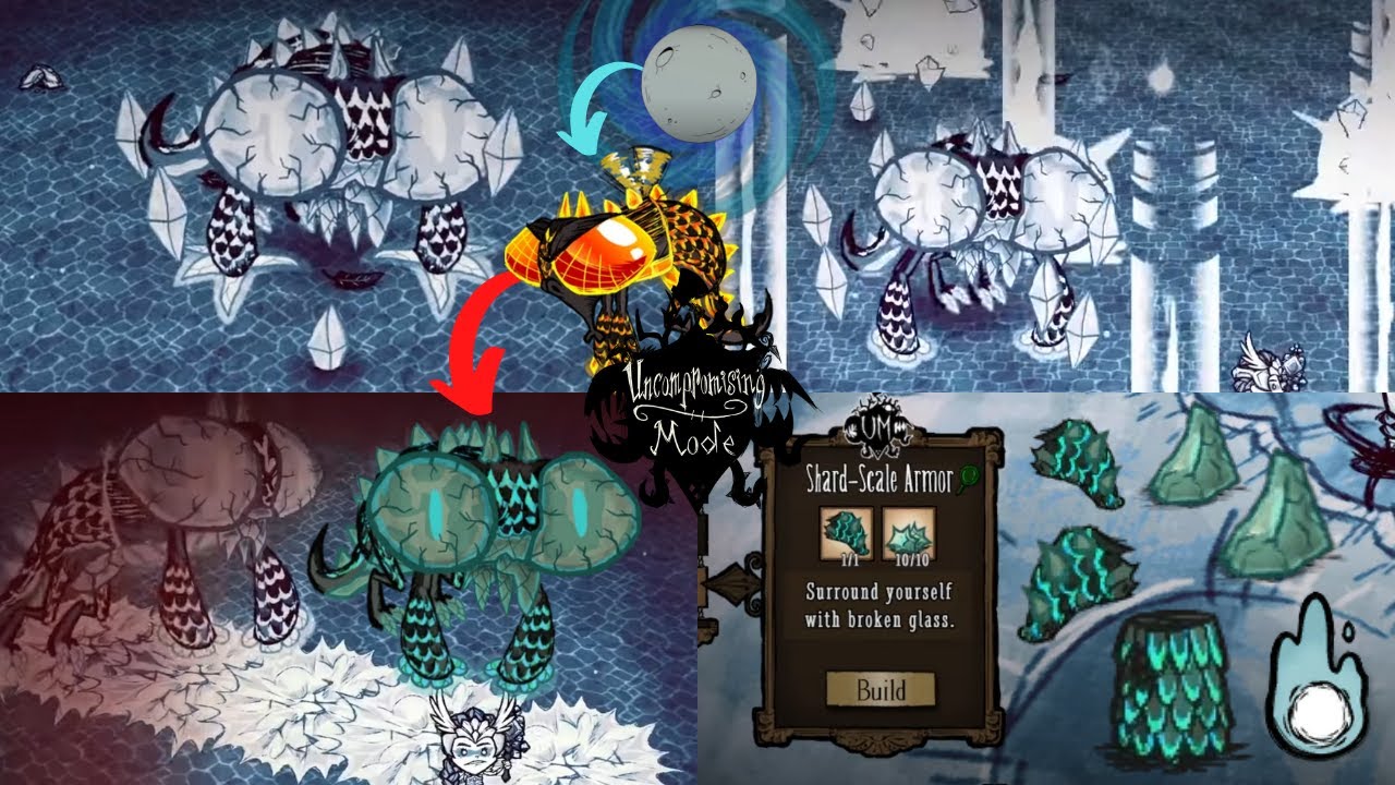 Moonmaw Dragonfly Boss Fight! New Moon Storm Boss? - Don't Starve Together Uncompromising Mode [MOD]