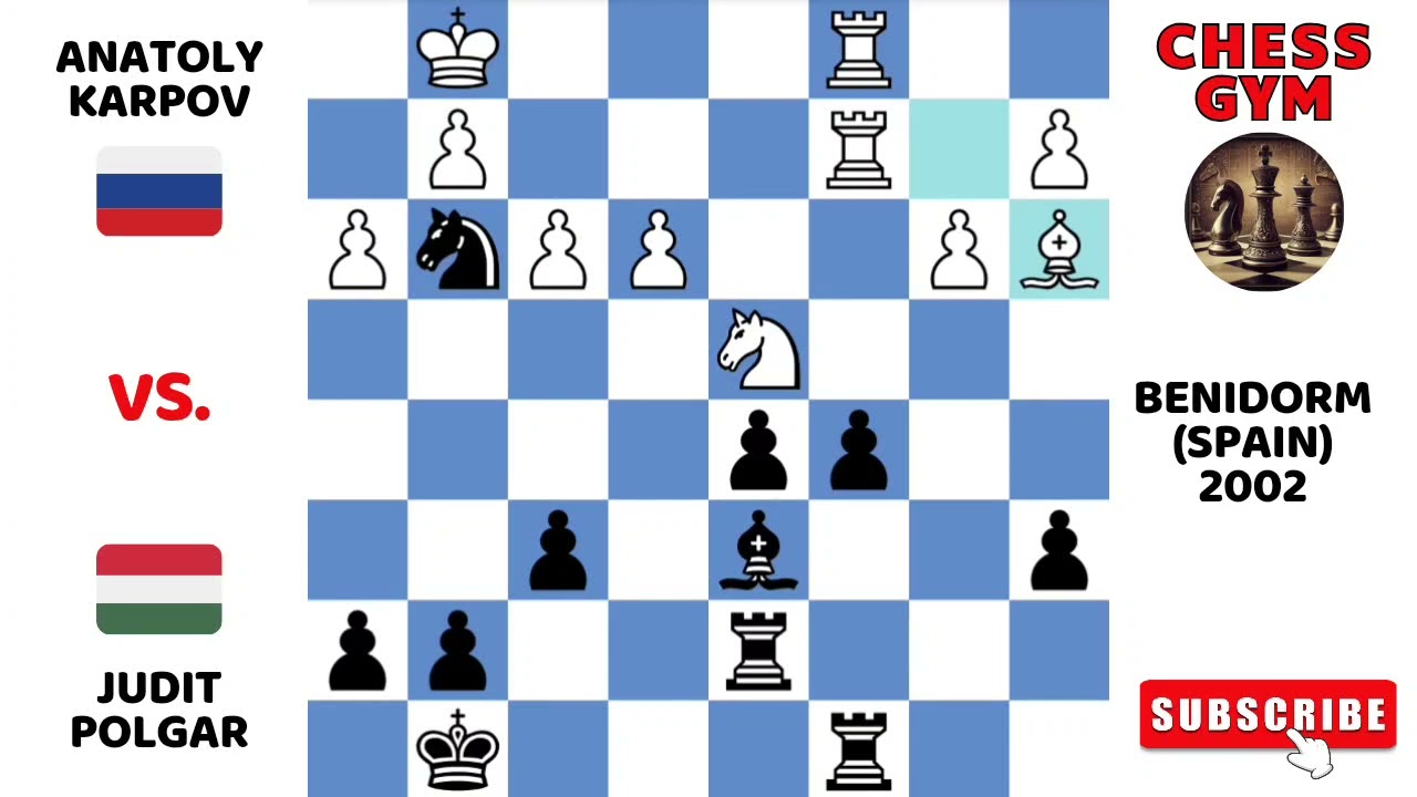 Anatoly Karpov vs Judit Polgar. Benidorm (Spain) 2002.