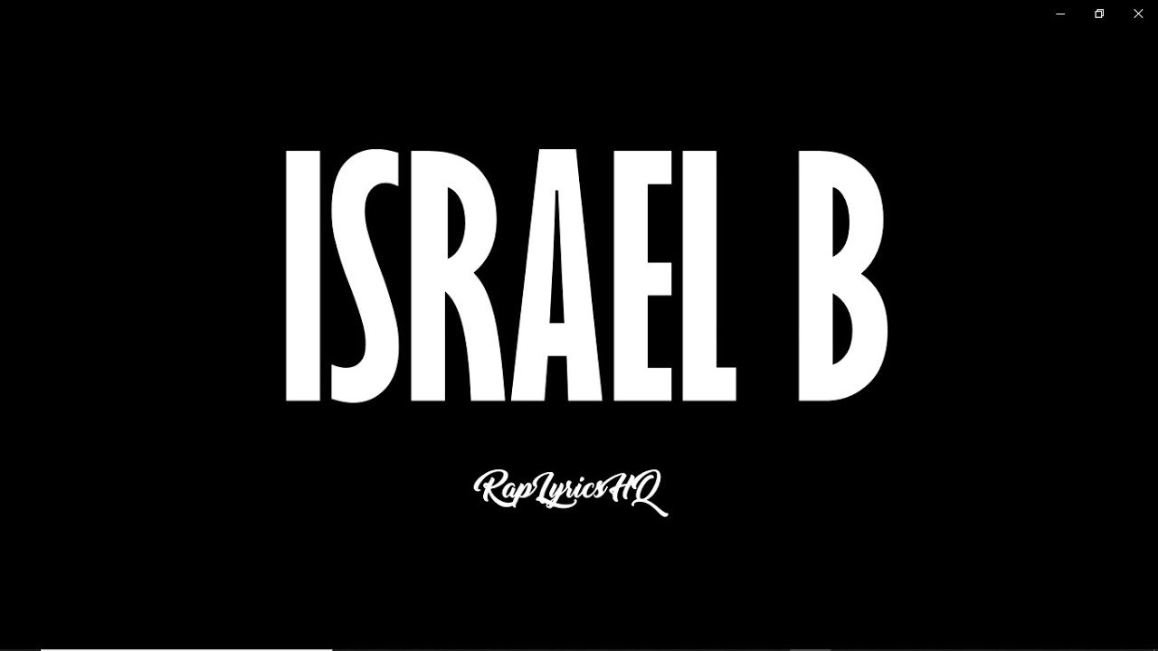 Israel B - YYANOS&Eacute; (letra)