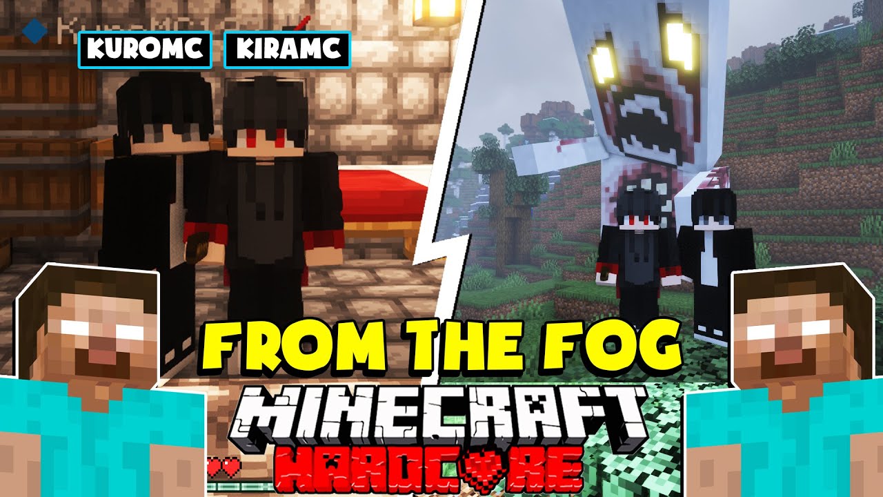 KiraMC Tóm Tắt 100 Ngày Minecraft From The Fog Sinh Tồn Cùng Bạn Thân KuroMC !!