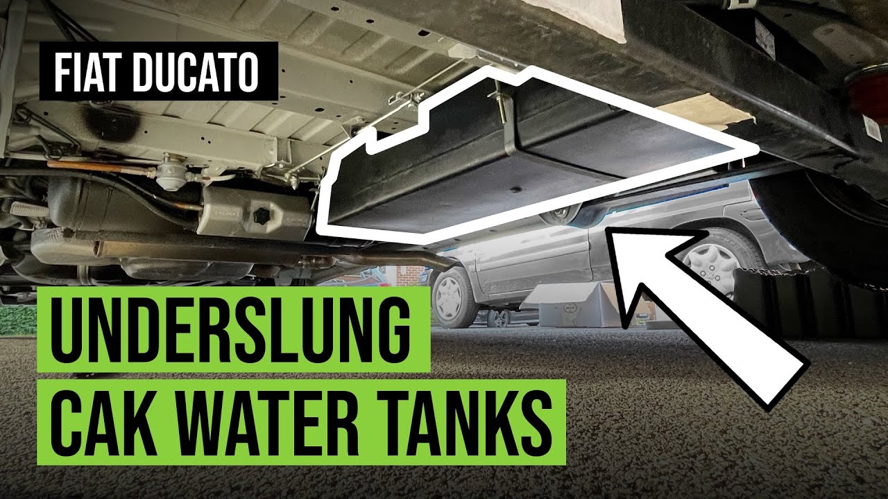 Установка водяных баков UNDERSLUNG (CAK) | Fiat Ducato L2H2 | Самостоятельная переделка кемперван...