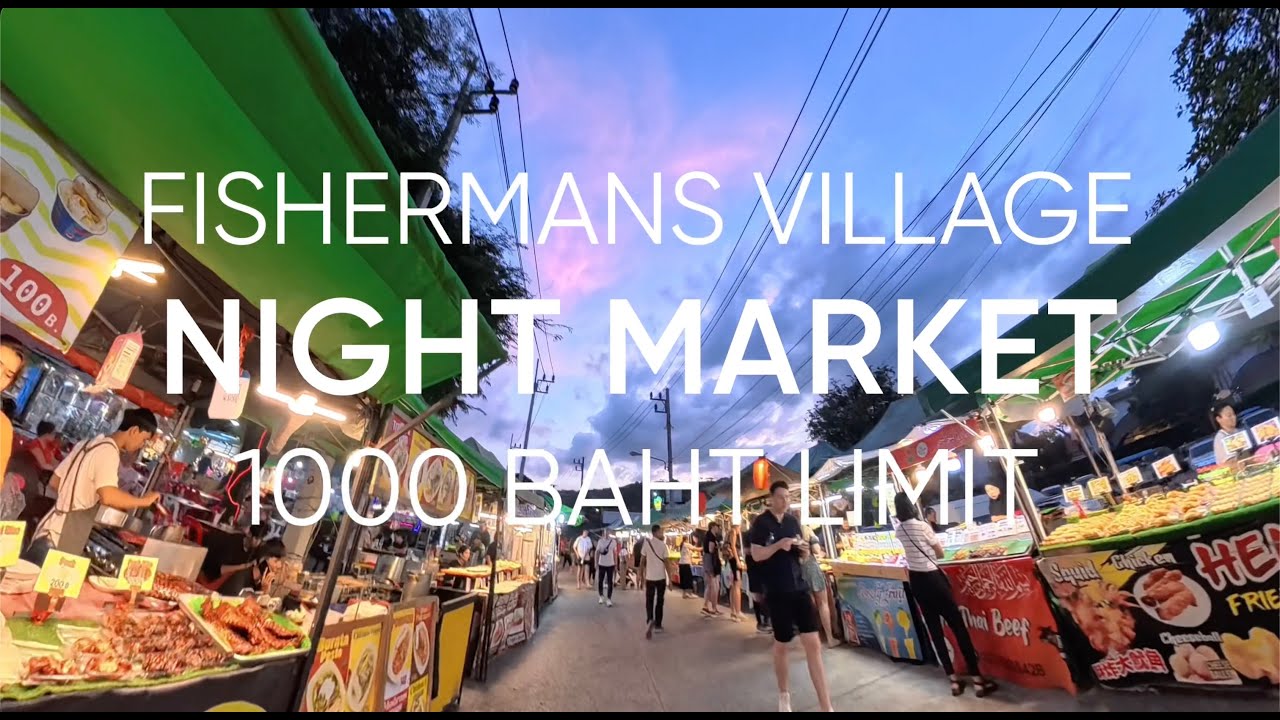 Koh Samui Fishermans village night market