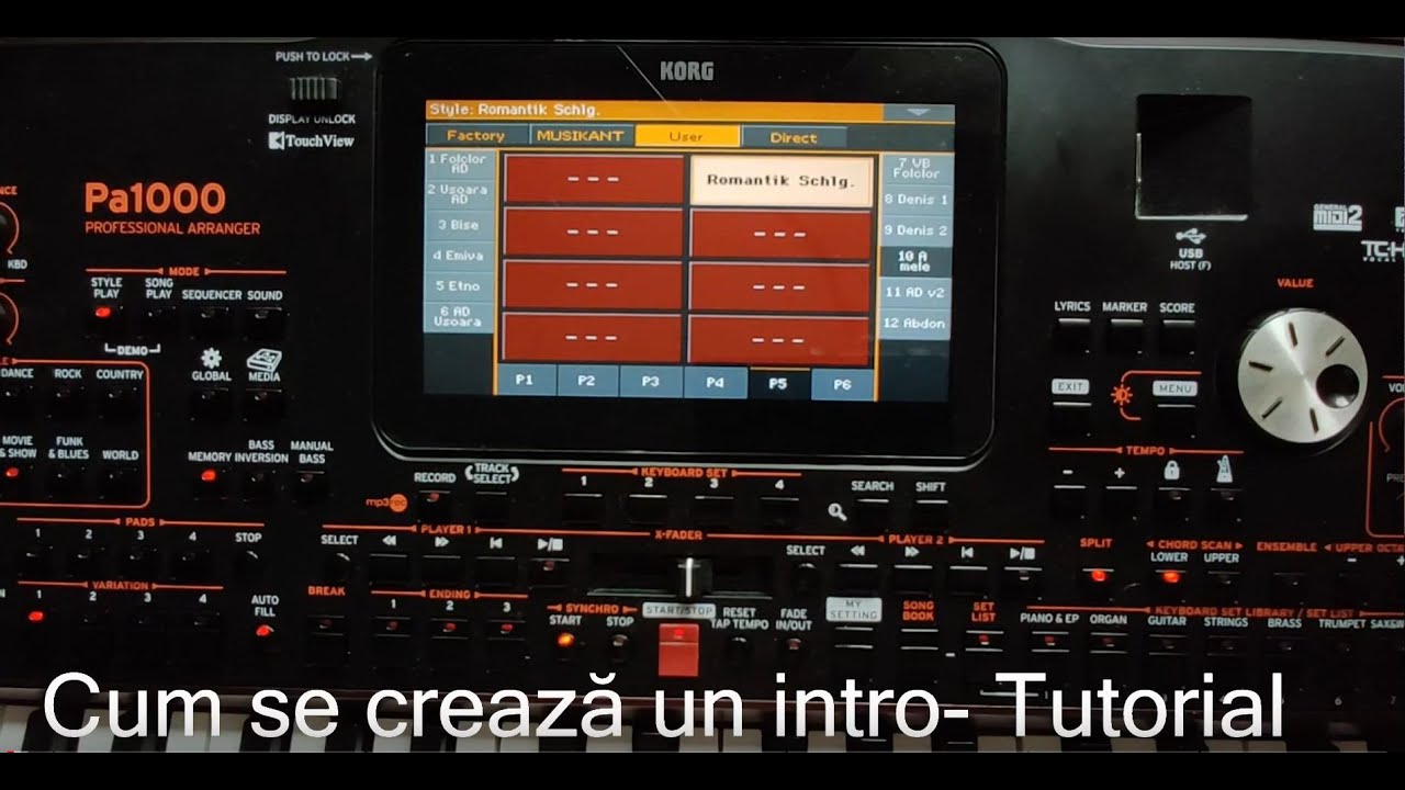 Cum se creaza un intro - Tutorial pa1000