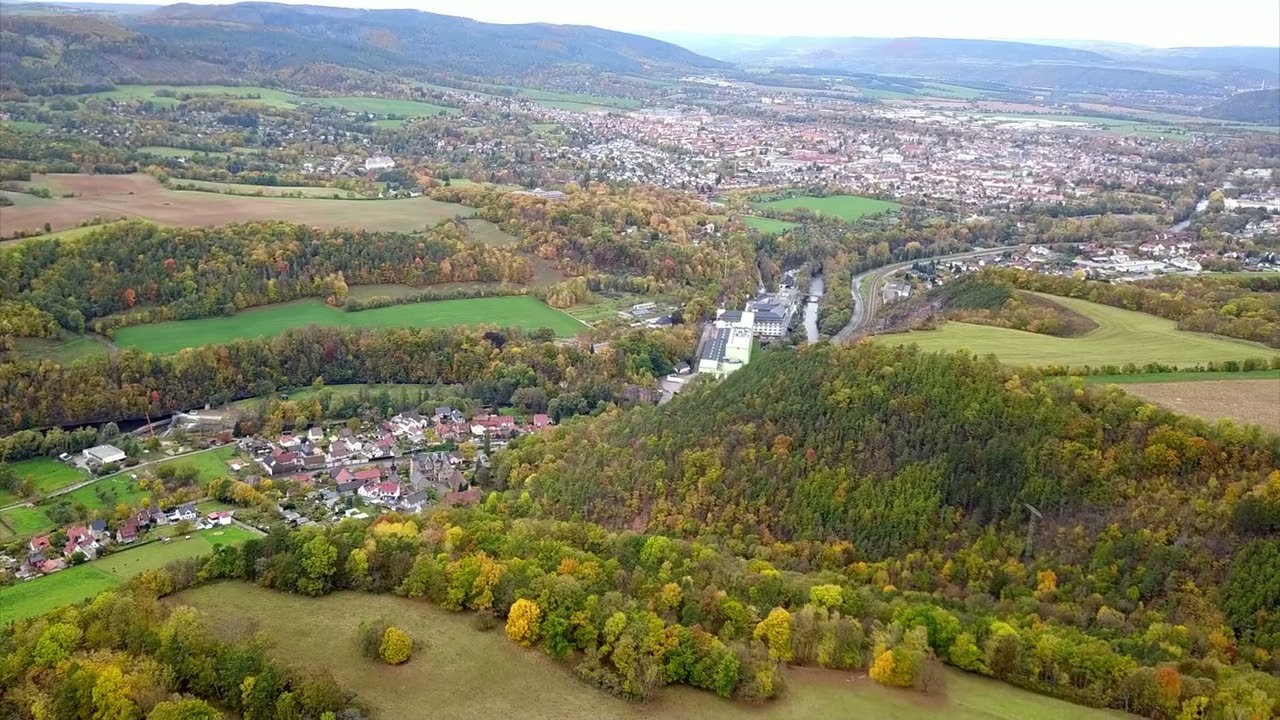 Roter Berg Blick auf Reschwitz und Obernitz