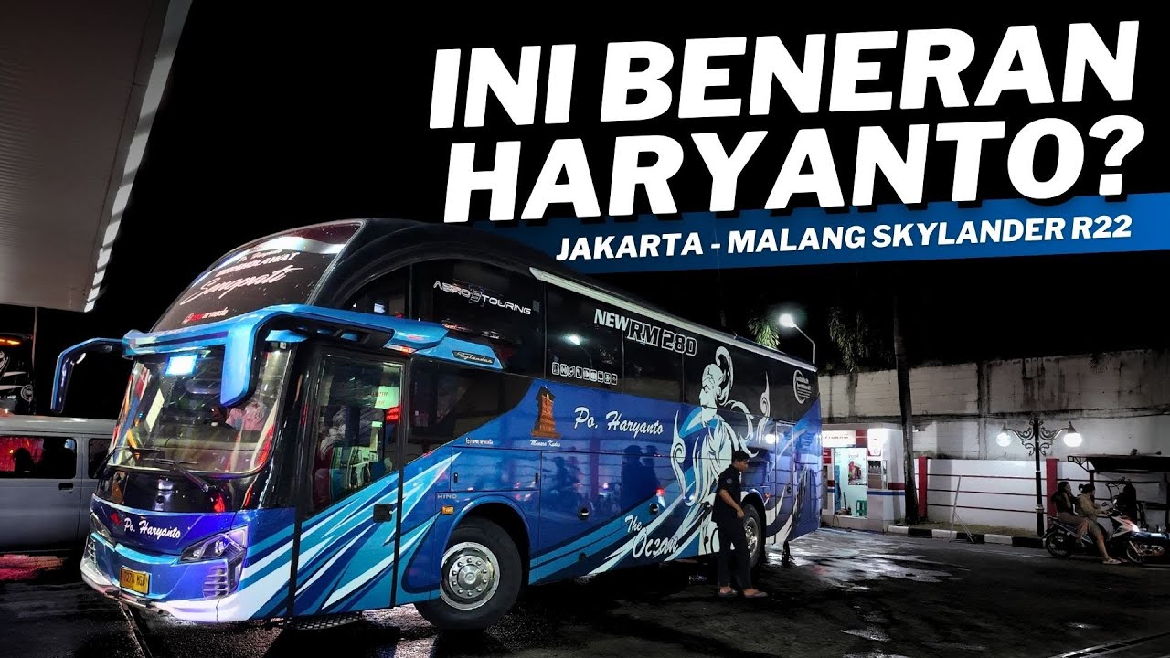 AKHIRNYA SAYA NAIK BUS PO HARYANTO ‼️ Trip Haryanto Skylander R22 Malang - Jakarta