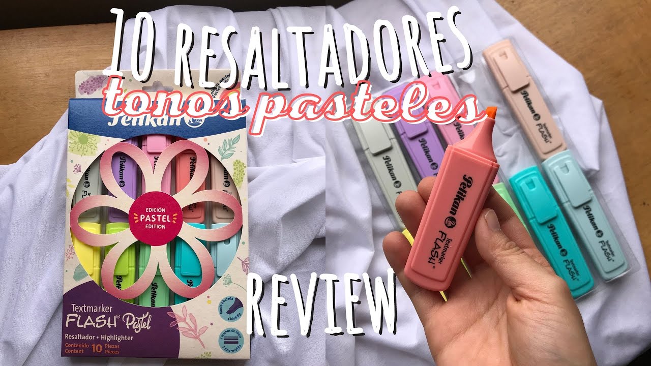 10 RESALTADORES TONOS PASTELES PELIKAN - Review ♥ Artistica Ecuador