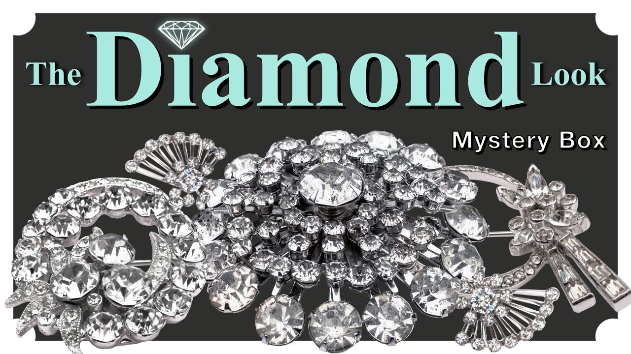 Endlich wieder eine Schmucksammlung mit Eisenberg Vintage Strass Schmuck in Diamant Optik gefunden