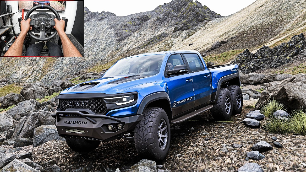 1300HP RAM TRX 6x6 - Offroading | Forza Horizon 5 | Thrustmaster T300RS Gameplay