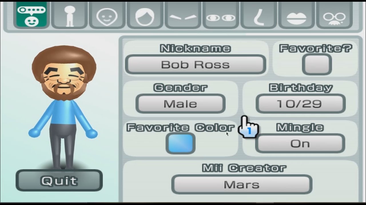 Bob Ross - Mii 286