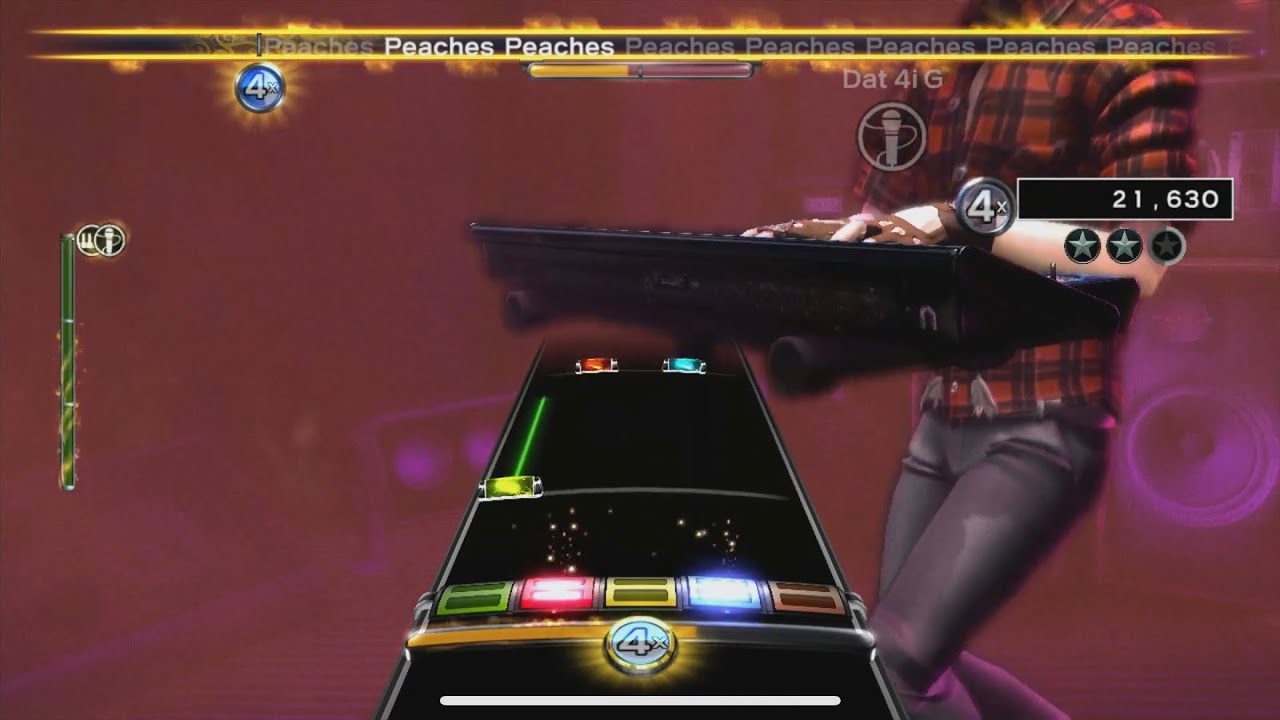Peaches - Jack Black FBFC (Custom) Rock Band 3 HD Gameplay Xbox 360