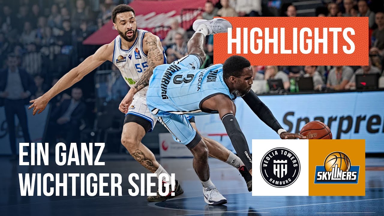Highlights: Veolia Towers Hamburg - SKYLINERS Frankfurt (Saison 2024/25)