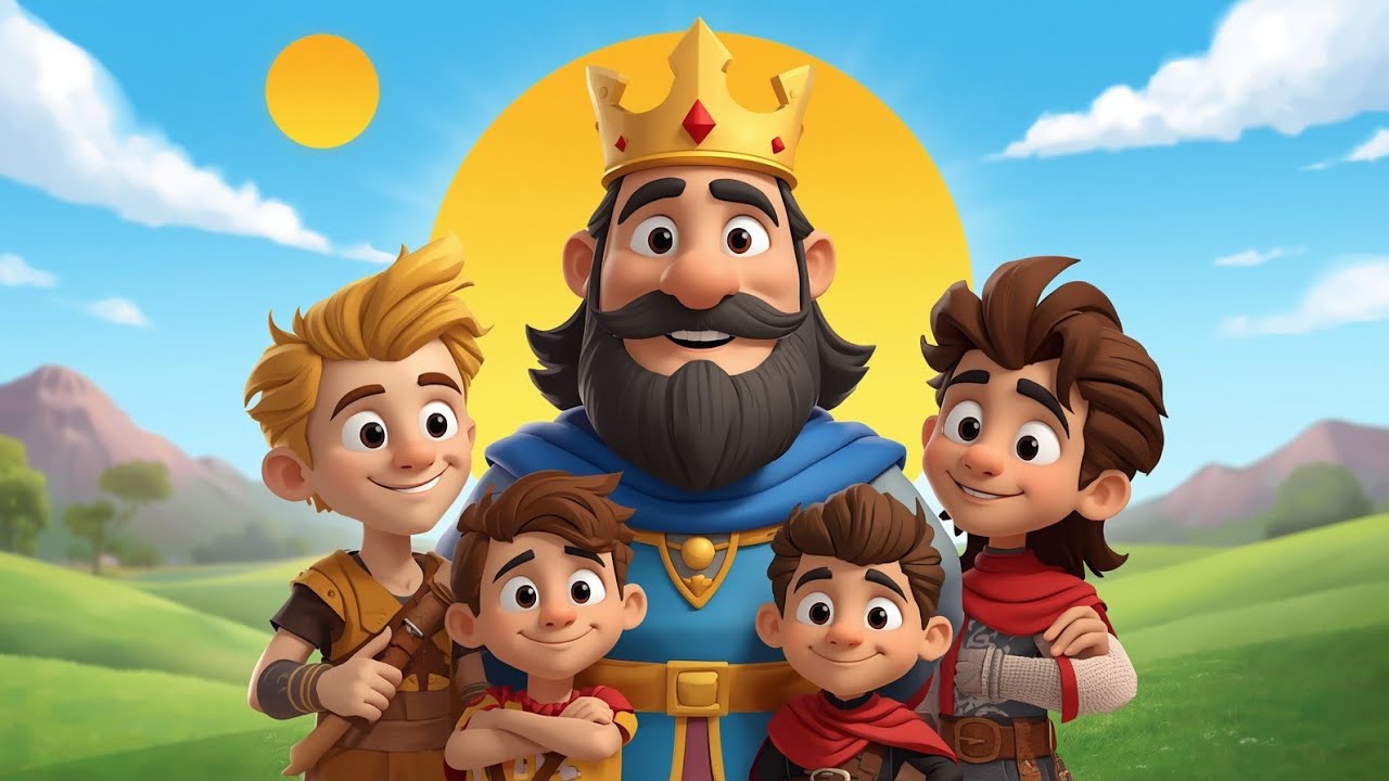 3D animated cartoon story, bedtime moral story of Panchatantra, 