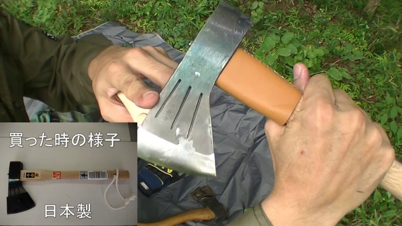 新アイテム・日本製手斧紹介　New item Japan　made Ax