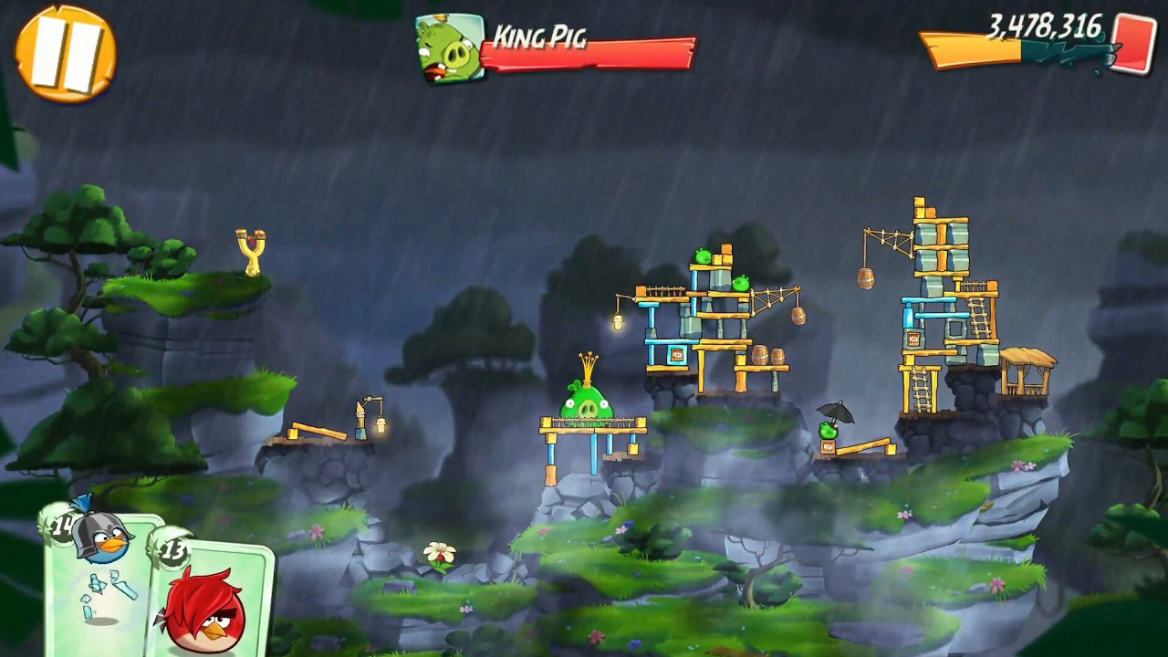 Angry Birds 2: level 180, 3Star