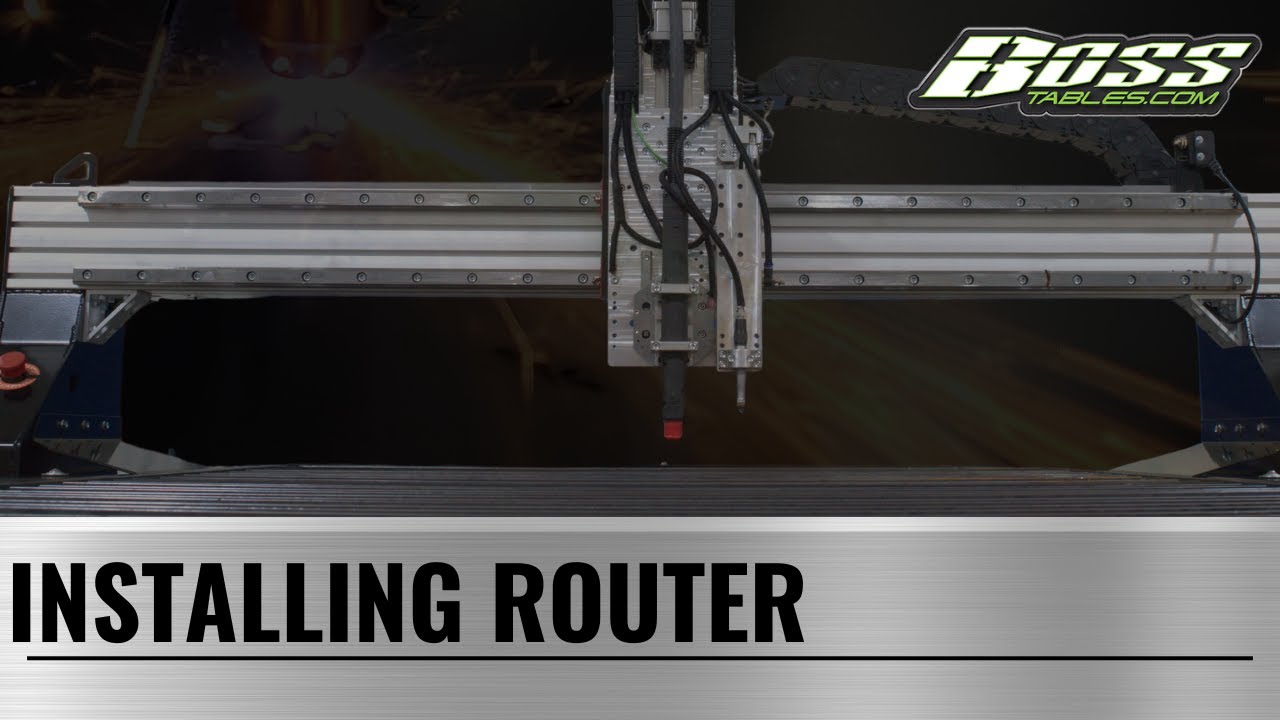 Boss Pro CNC Router Install