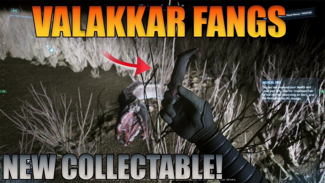 Valakkar Fang Descriptions & Unattended Vehicle QT In Star Citizen 4.1.1 PTU