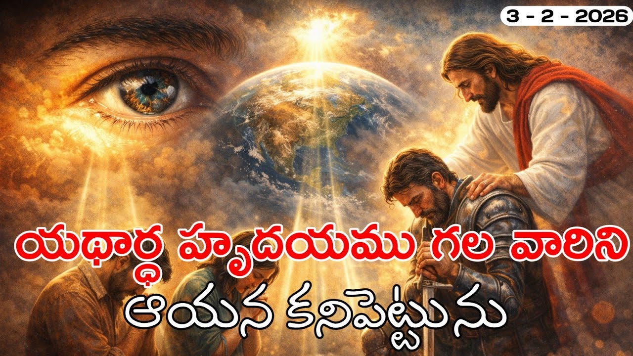 నీ యథార్థతను చూచును | ఆత్మీయ జీవాహారము ✝️ | Morning Scripture 📖 | 3 - 2 - 2026 | 