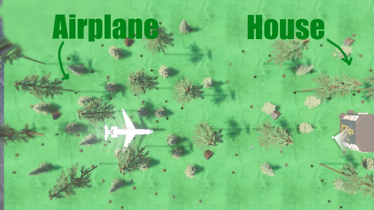 The plane crashed on my house in (Teardown)