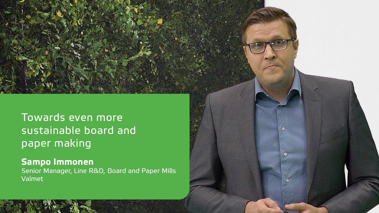Towards even more sustainable board and paper making