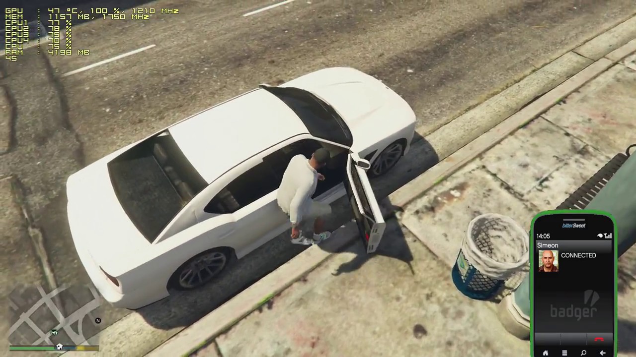 GTA V AMD Athlon X4 950 & AMD Radeon RX 560 2GB. Gameplay frame-rate test