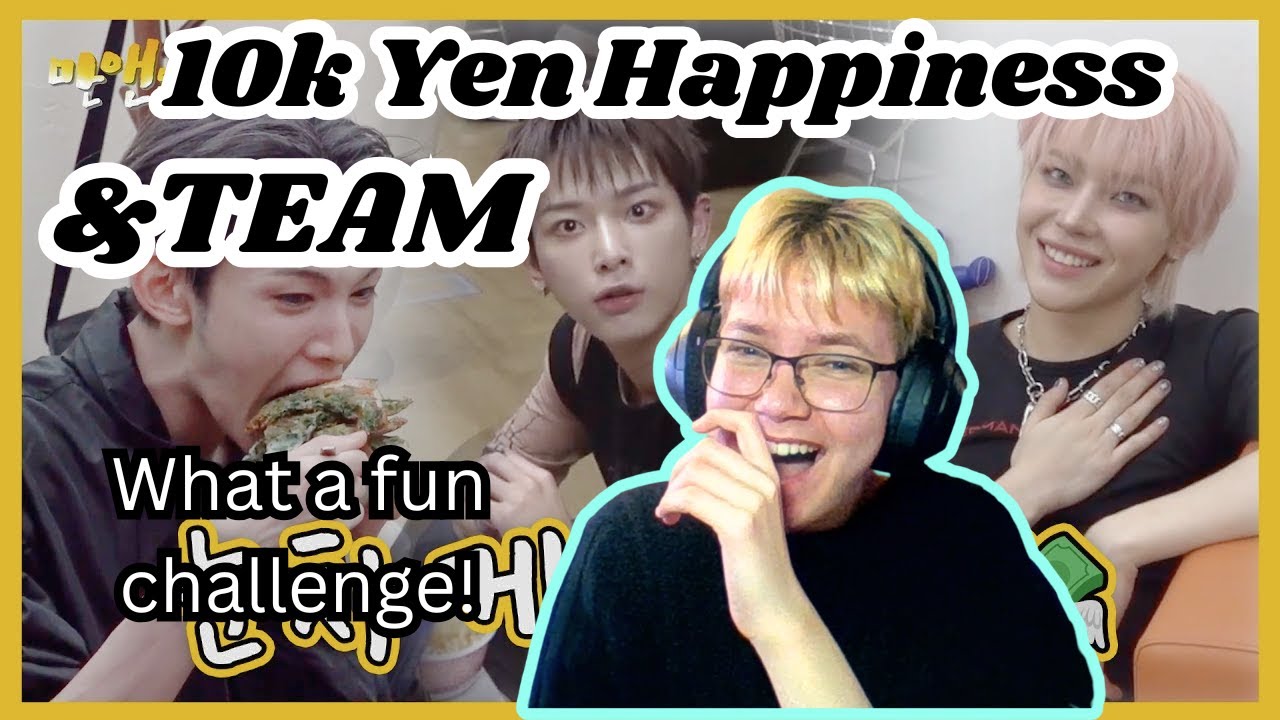 *10K YEN HAPPINESS* 9 People, 3 Days, Only 10,000¥ Challenge | &TEAM - FIRST REACTION