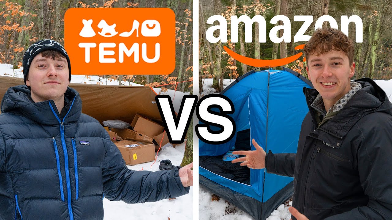 Amazon VS Temu Overnight Survival Challenge!