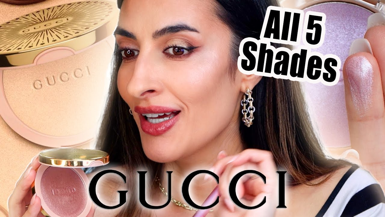 ПРОБУЕМ ВСЕ ОТТЕНКИ ХАЙЛАЙТЕРА GUCCI: Влажный блеск, которого вы ждали?!💦✨