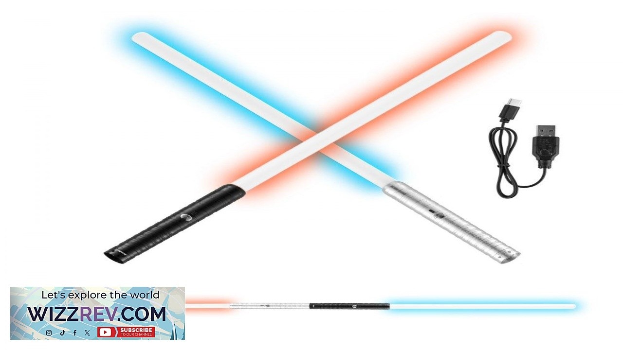 VEVOR Star Wars Lightsaber Toy 2 Pack RGB Light Swords