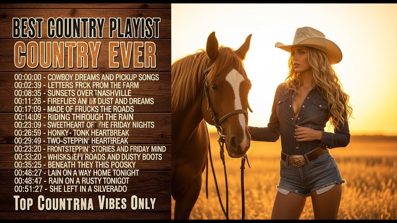 Gentle Country Guitar | Country Mix Inspired by Willie Nelson, Tim McGraw, Johnny Cash & More Icons