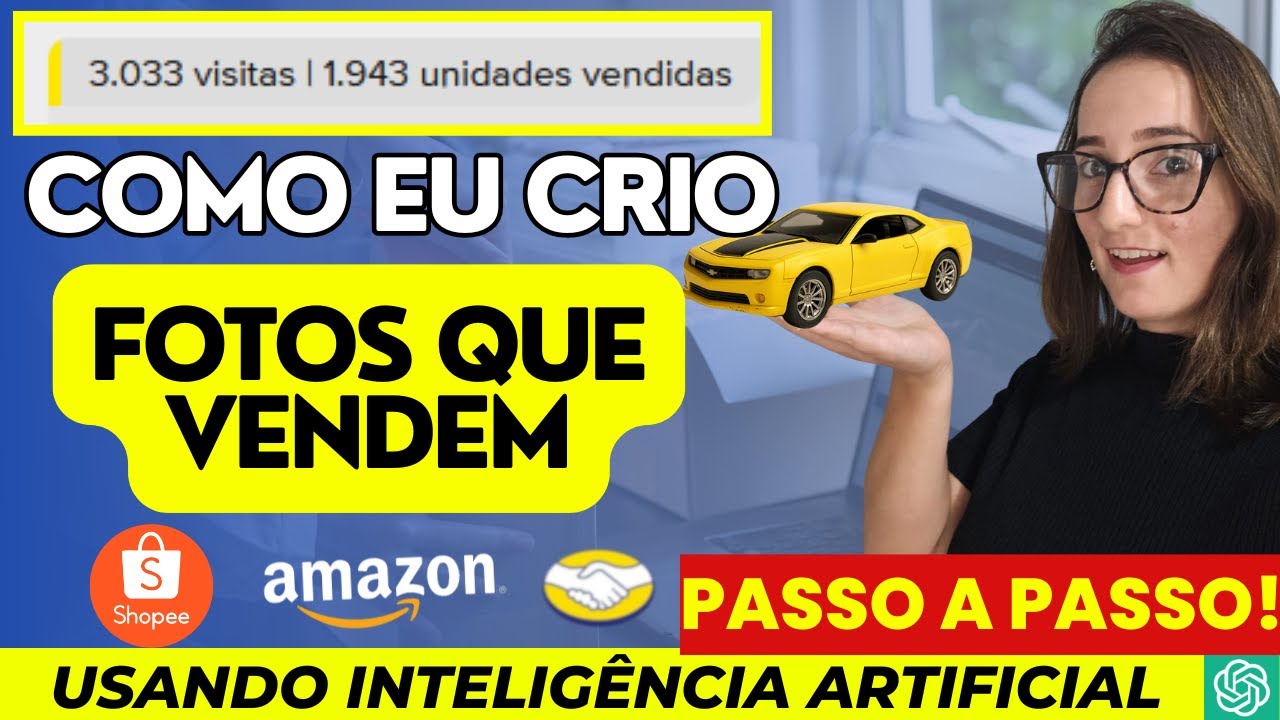 Como criar FOTOS QUE VENDEM MUITO no Mercado Livre EM SEGUNDOS com Intelig&ecirc;ncia Artificial CHAT GPT