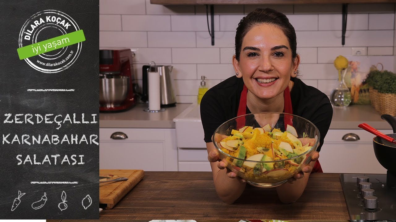 Zerdeçallı Karnabahar Salatası | Dilara Koçak | Afiyetle Diyet |