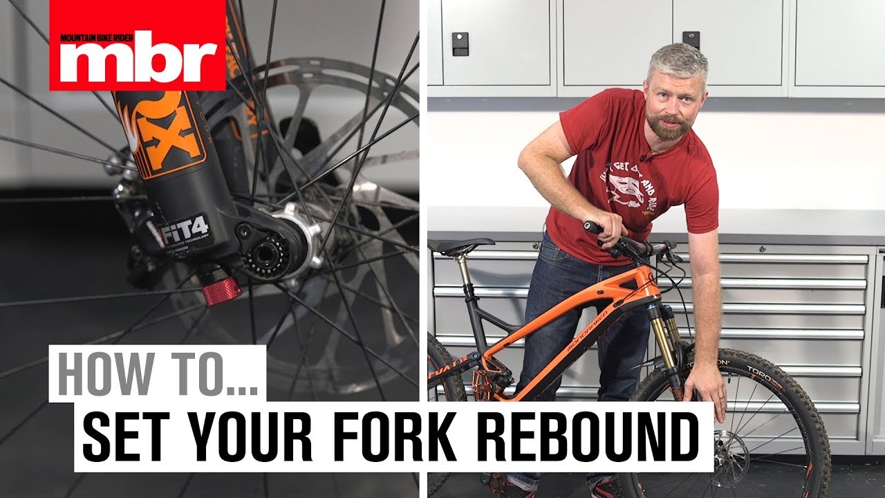 How to set your fork rebound | Mountain Bike Rider