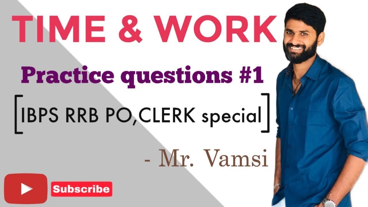 Time & Work  | Practice question #1