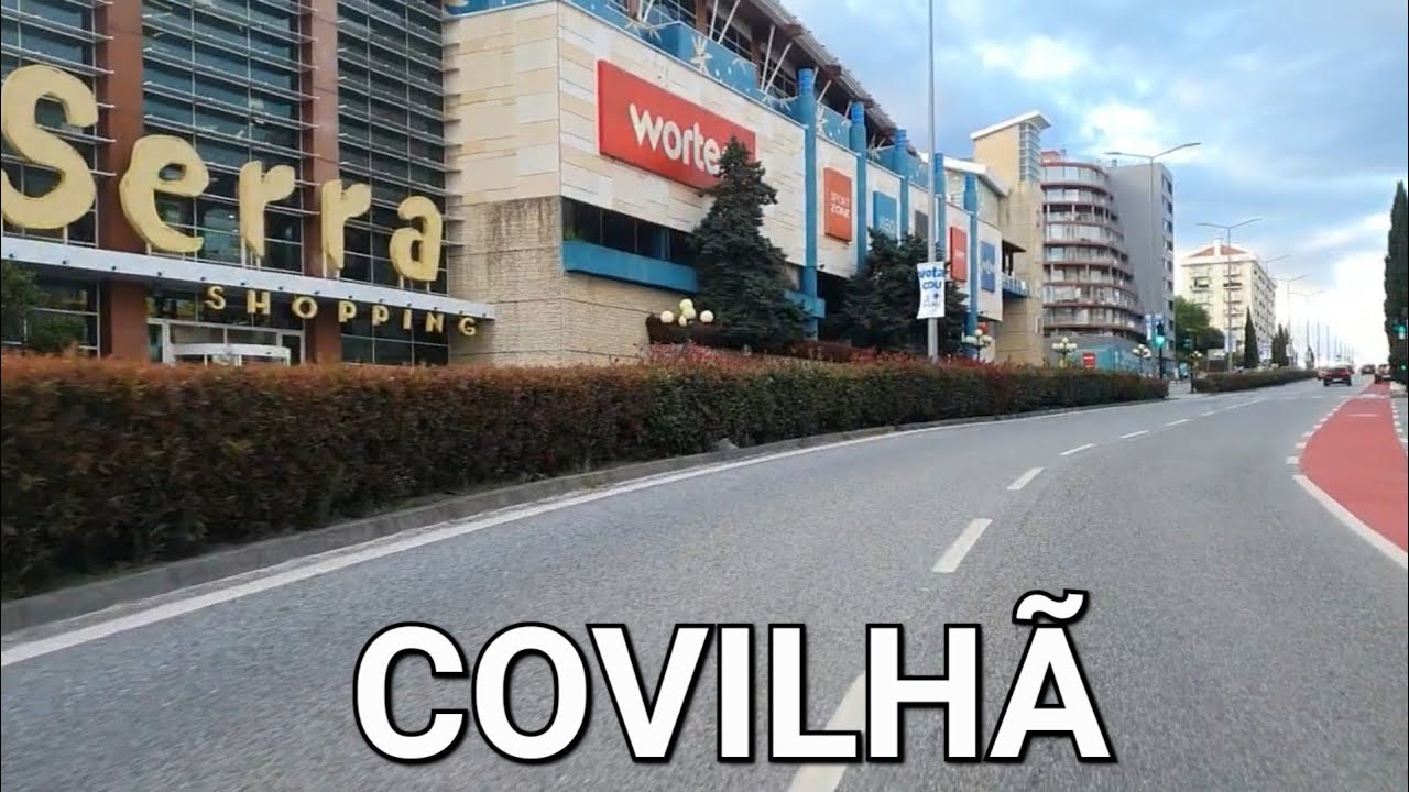 4K Tortosendo - Covilhã, driving tour