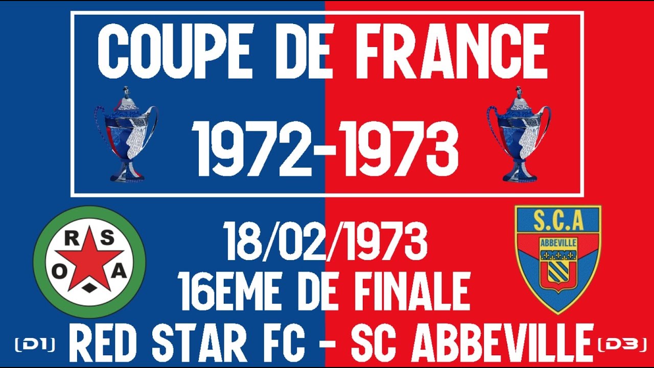 🎥Red Star FC🟢🔴 - SC Abbeville🔵🔴 I Coupe de France 1972-1973🏆