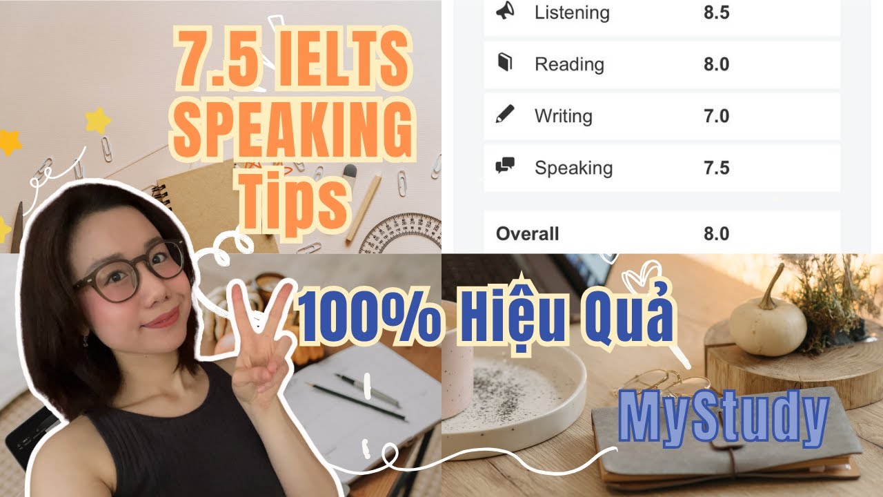 CÁCH MÌNH HỌC ĐỂ ĐẠT 7.5 SPEAKING // Tips nói tiếng Anh trôi chảy
