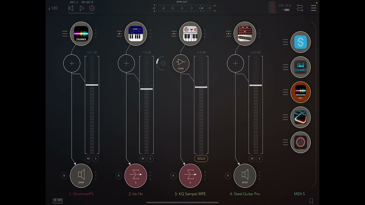 SoundFonts for Guitars on iOS - a Short Demo