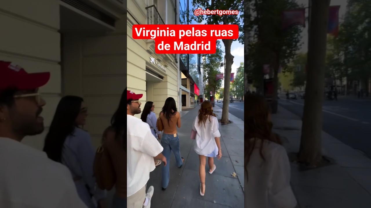 Virginia pelas ruas e Madrid #shorts #virginiafonseca