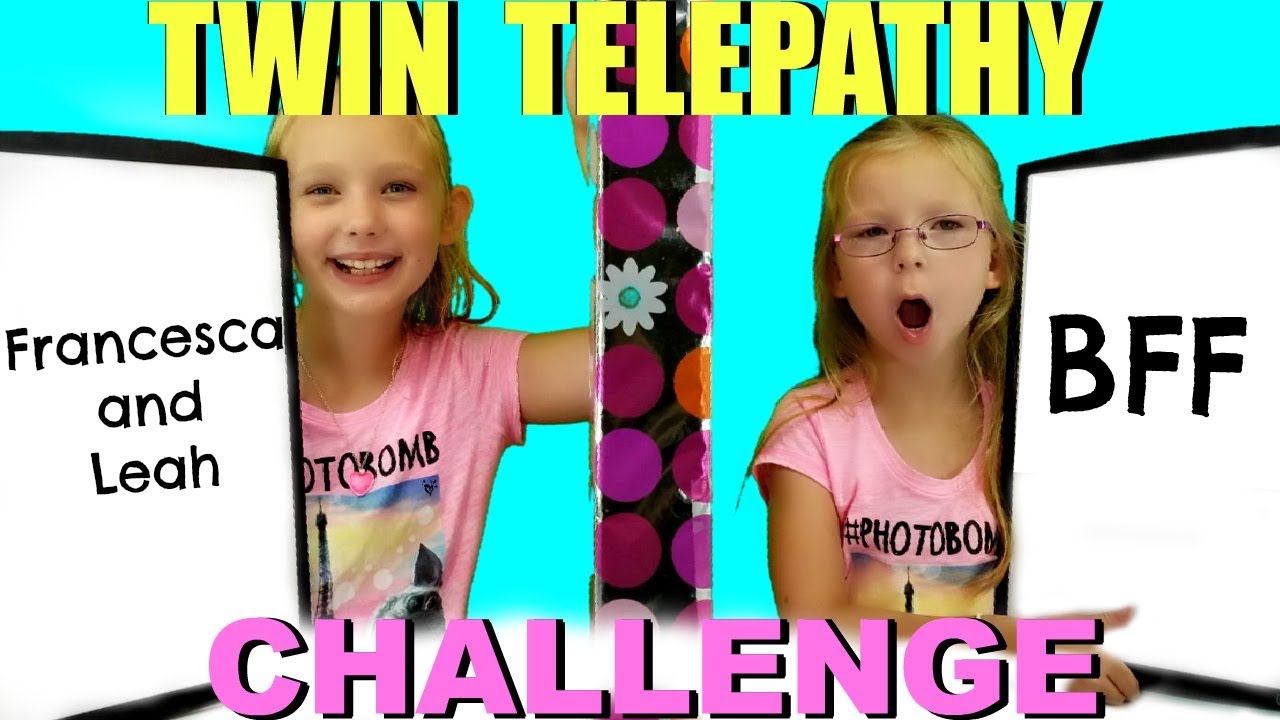 TWIN TELEPATHY CHALLENGE!!!