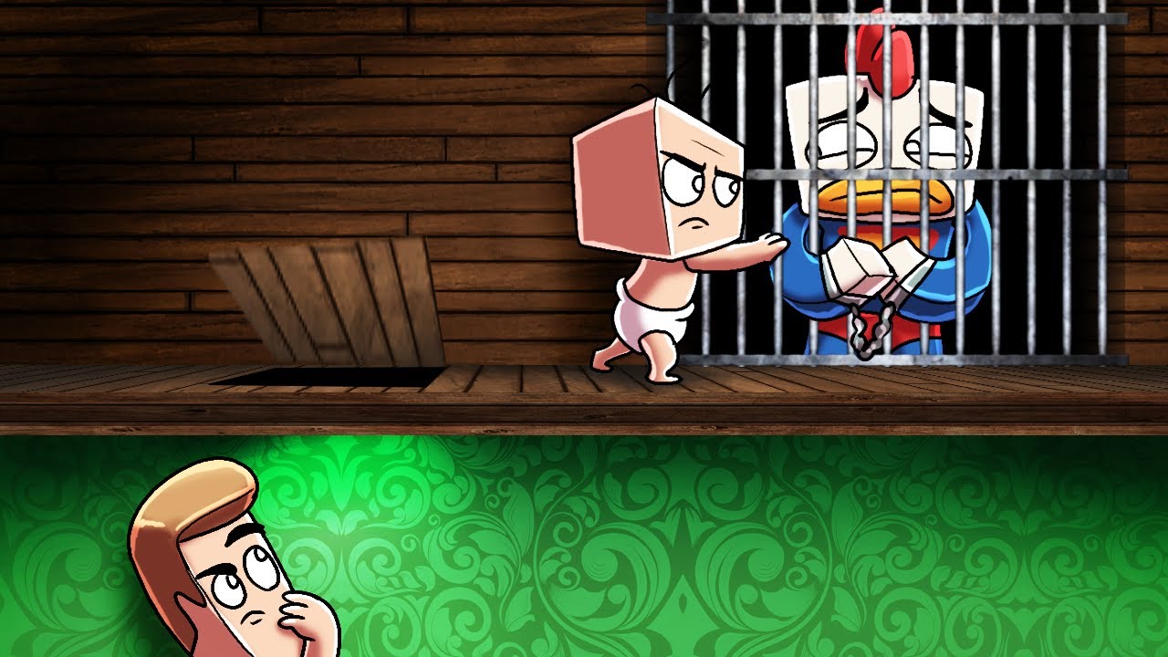 Minecraft | Who's Your Daddy - Baby Cages PSYCHO UNCLE! (Secret Attic Jail)